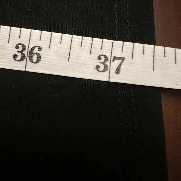 Tacera dress tan black chevron print black hem NWOT  2X long sleeve knee length - Picture 6 of 8